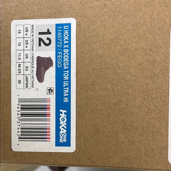 Hoka X Bodega Tor Ultra Hi, size 12 - Picture 8 of 8
